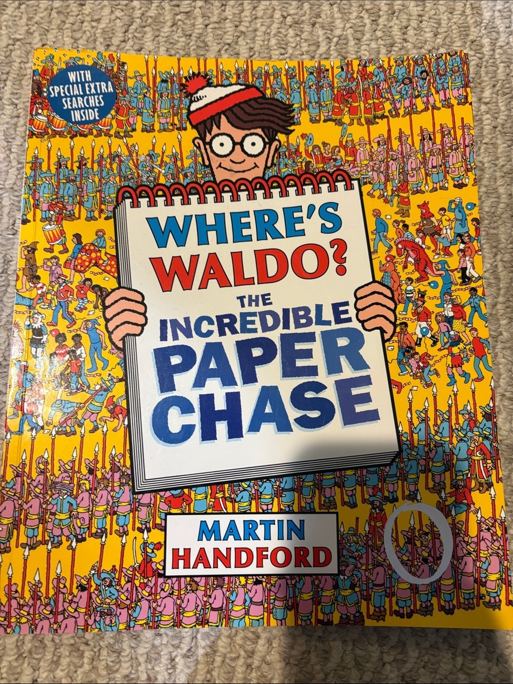 Where's Waldo? The Incredible Paper Chase by - Yellow Cover